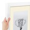 ArtToFrames Collage Photo Picture Frame with 3 - 3.5x5 inch Openings, Framed in White with Over 62 Mat Color Options and Regular Glass (CSM-3966-29)